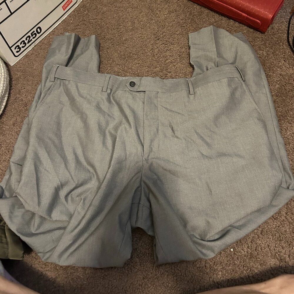 Madison Dress Slacks Pants Brown/Tan Big & Tall 42x30 Excellent Condition
